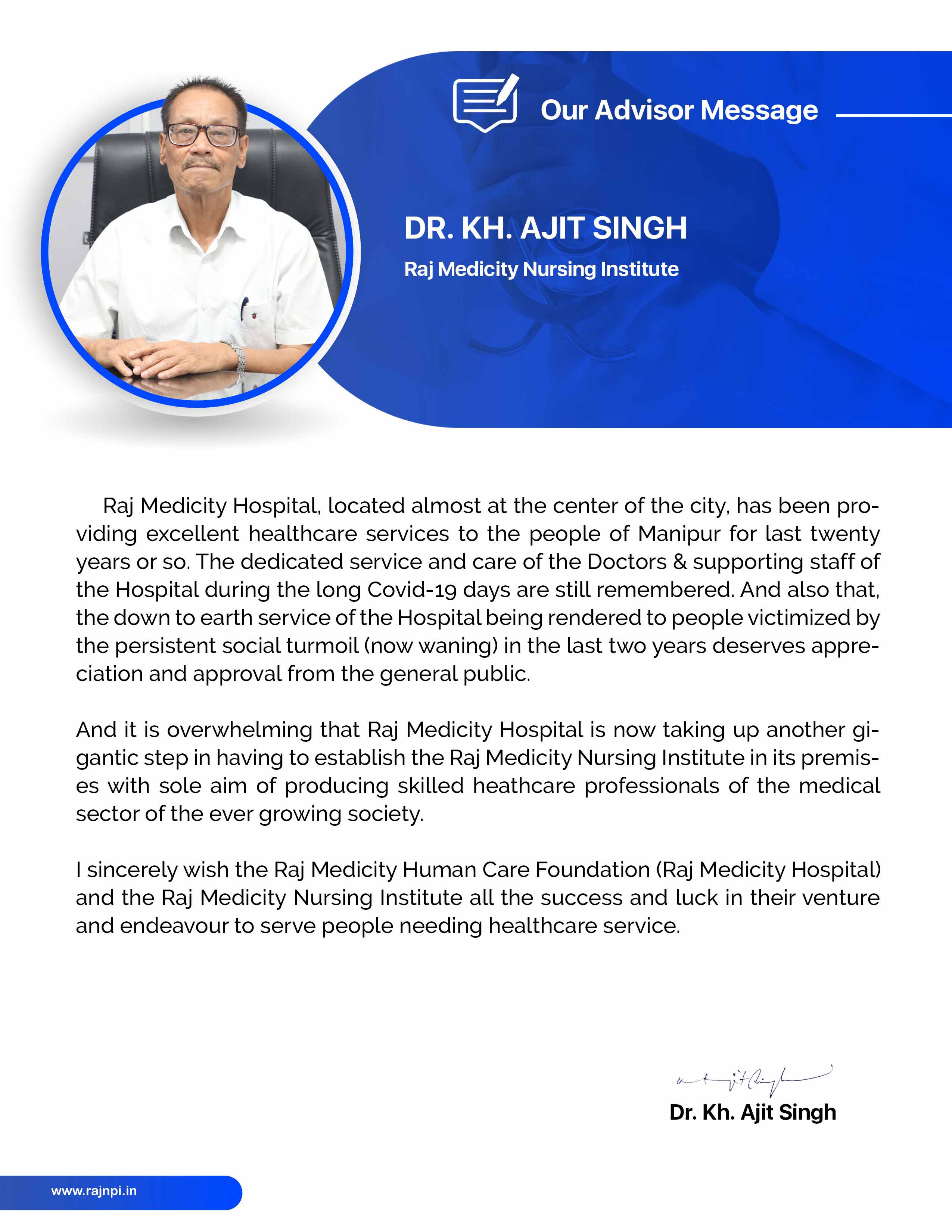 Dr. Kh. Ajit Singh
